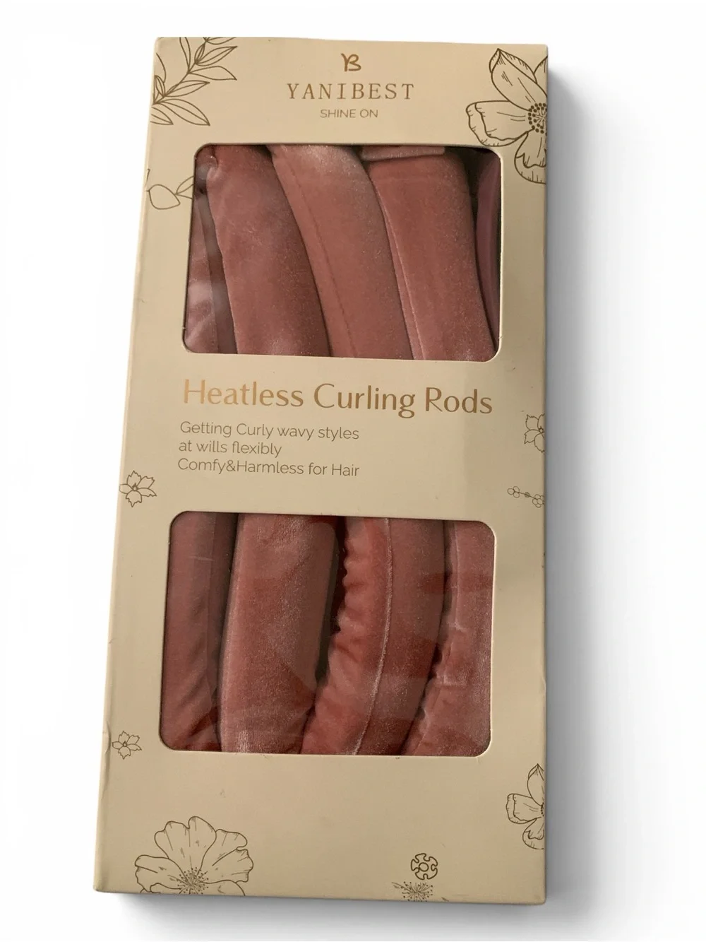 Heatless Curling Rods - Dusty Rose